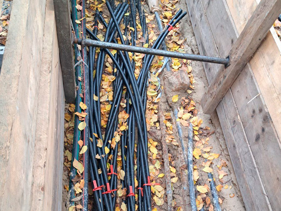 Tiefbau für Hausanschlüsse und Trassen