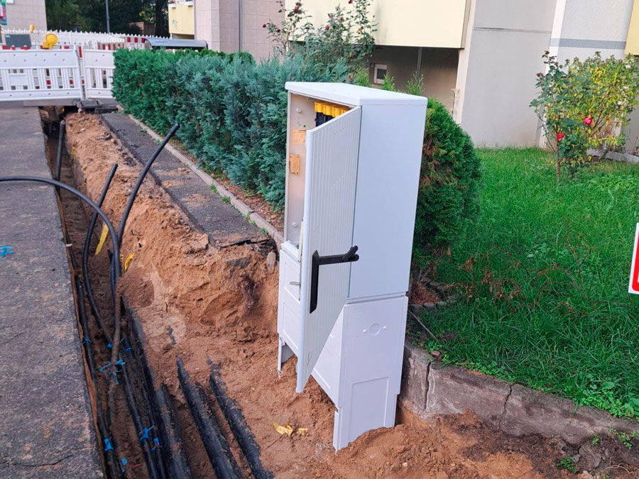 Tiefbau für Hausanschlüsse und Trassen